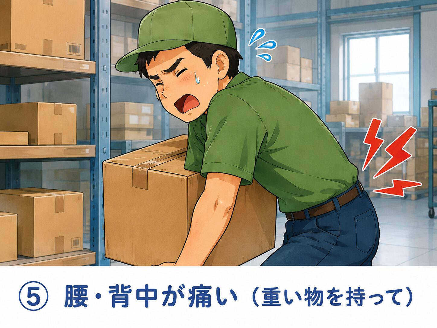 腰・背中が痛い