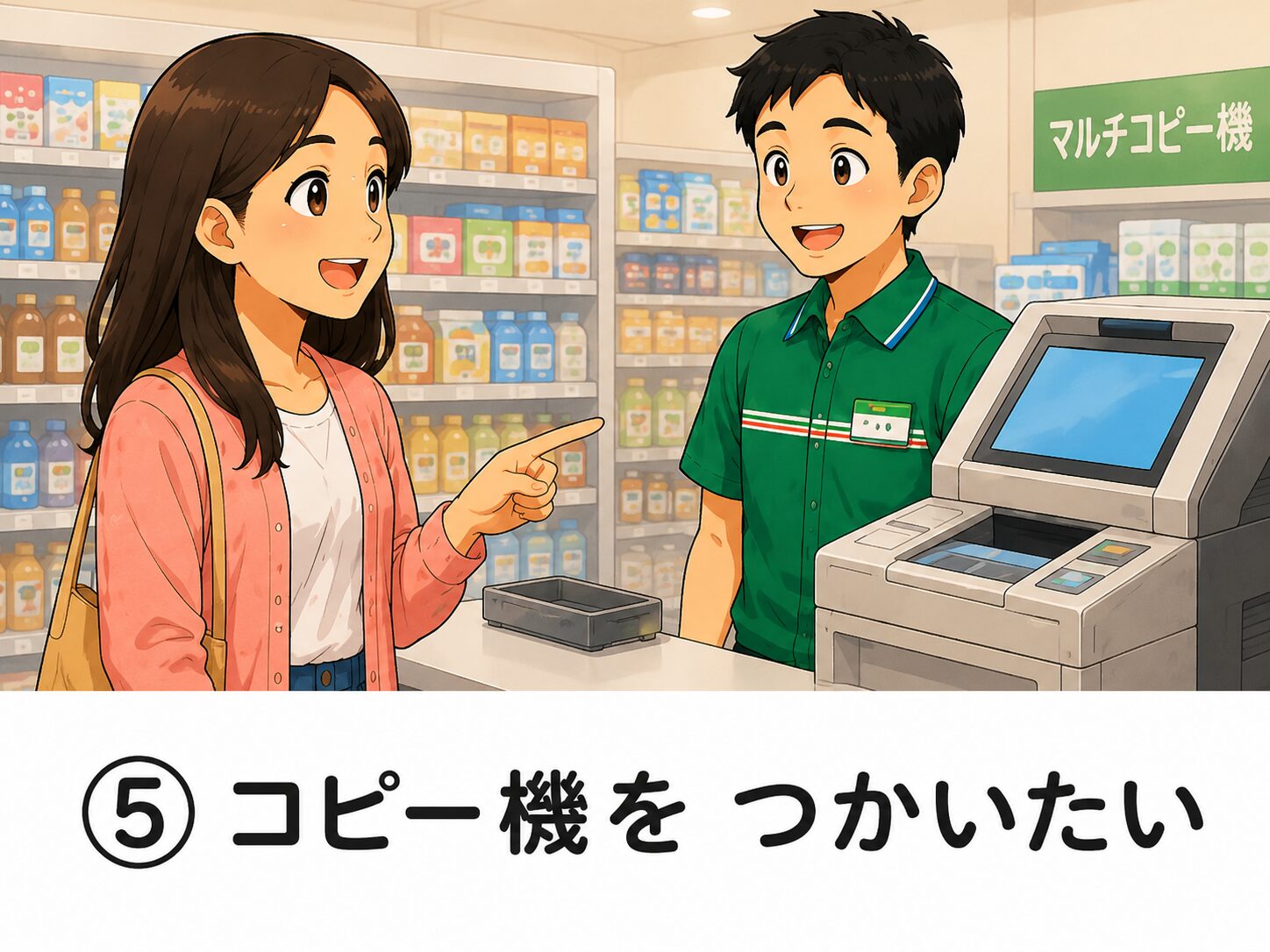 コピー機を使いたい
