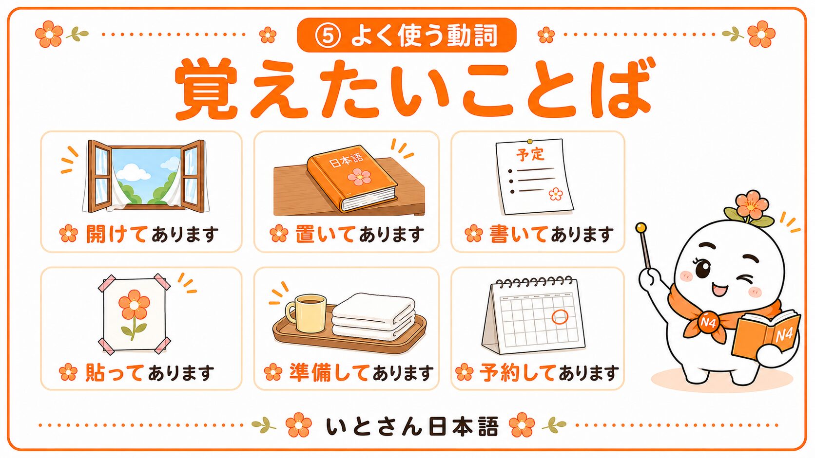 よく使う動詞