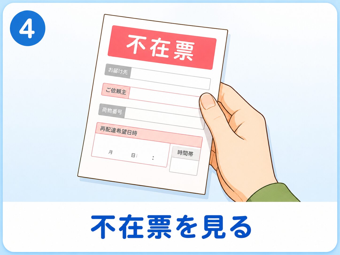 不在票を見る