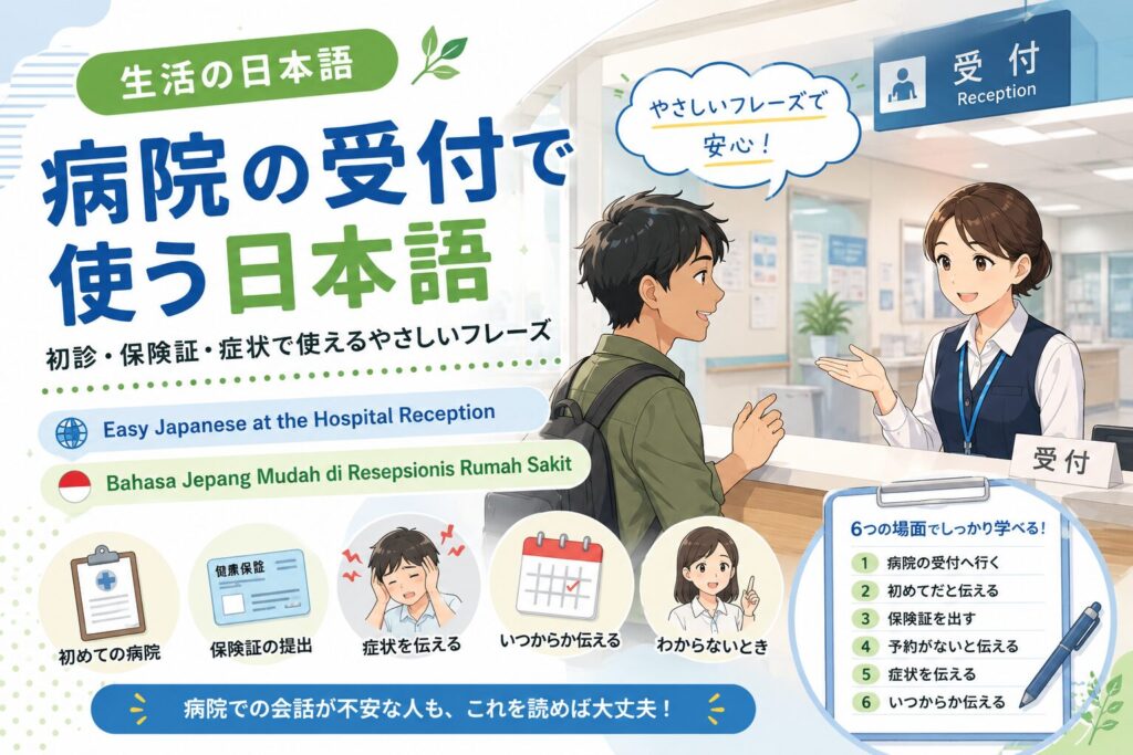 病院で症状を伝える