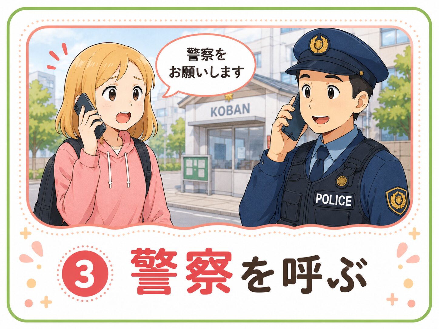 警察を呼ぶ