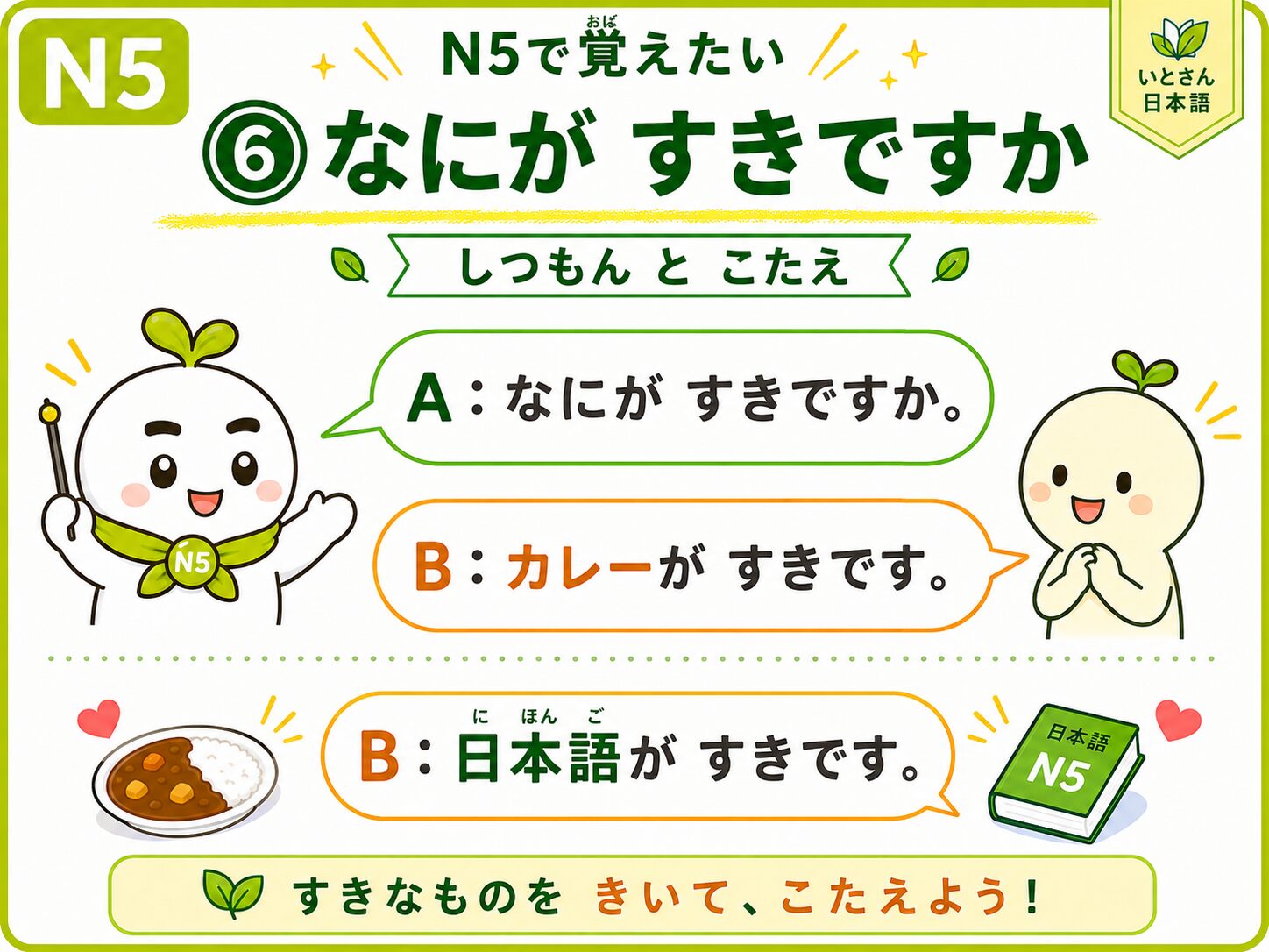 何が好きですか