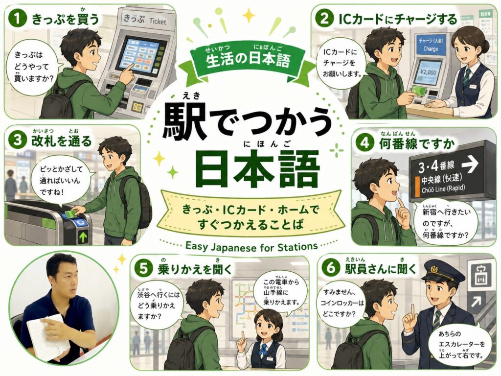 電車に乗る