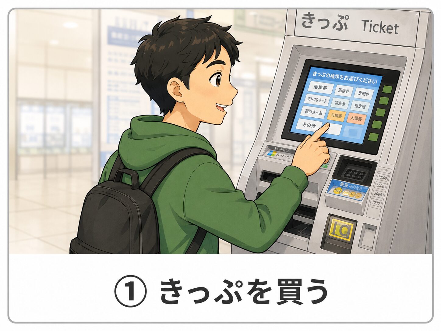 きっぷを買う