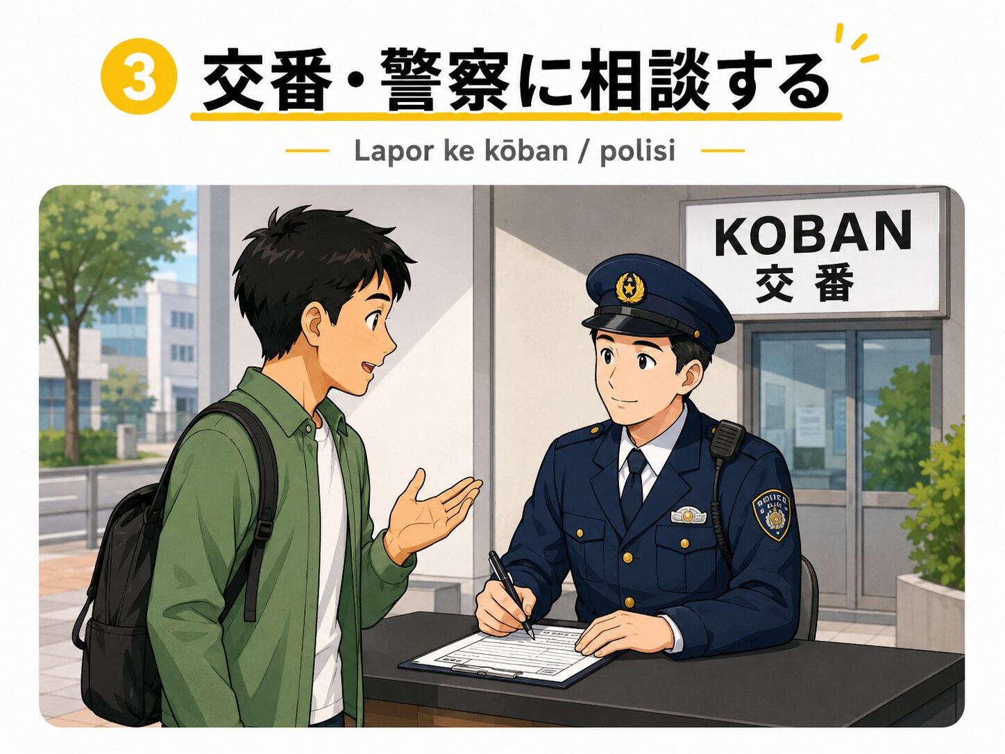 交番・警察に相談する