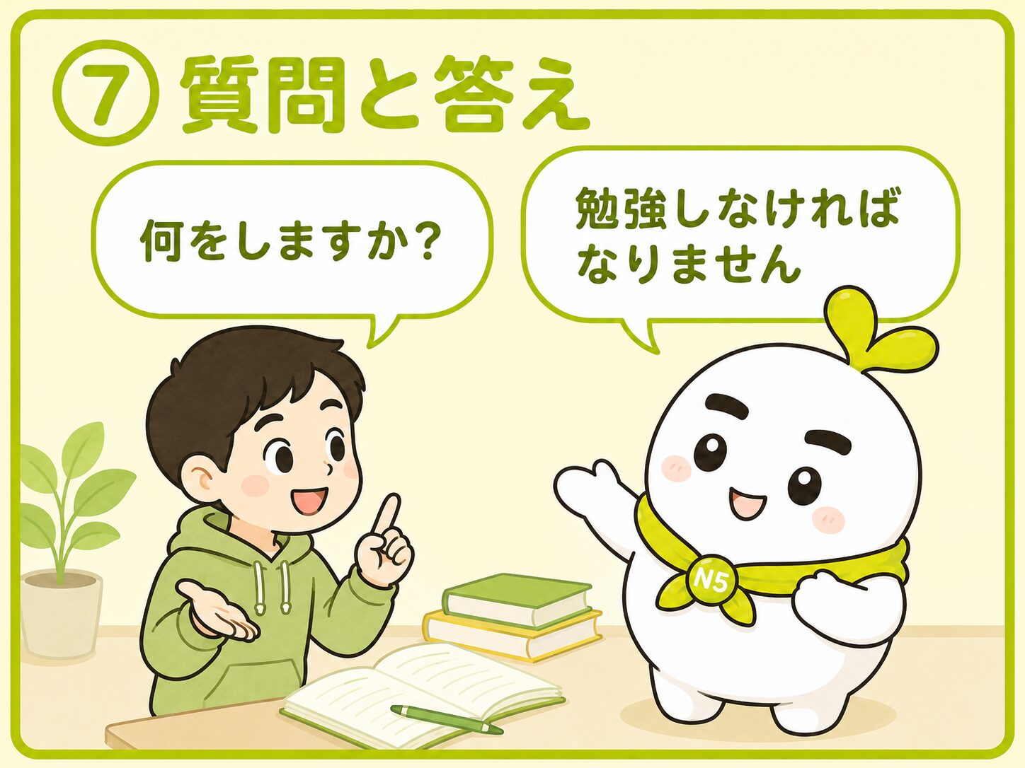 仕事の準備を確認するいとまる