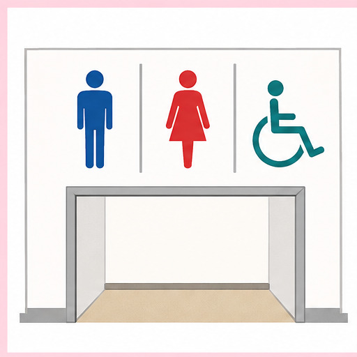 トイレ入口のマーク
