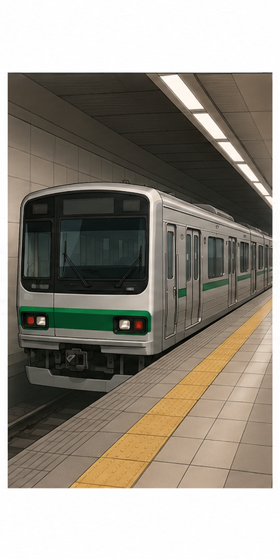 03 地下鉄のイラスト