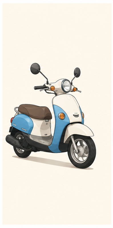 07 バイクのイラスト