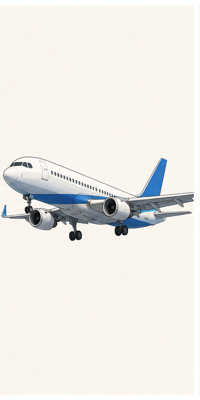 13 飛行機のイラスト